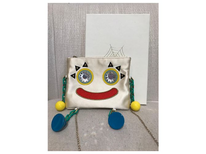 Borsa Charlotte Olympia crema Crudo - vista 5