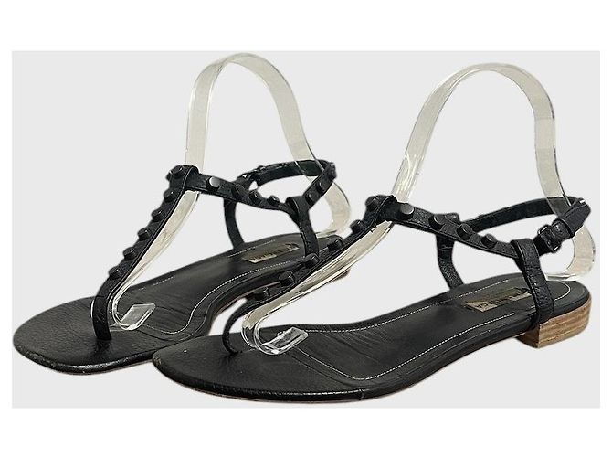 Sandali Balenciaga neri T.38 Nero - vista 4