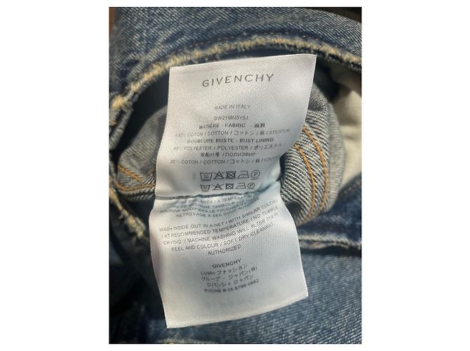 Givenchy Jeanskleid T.38 Blau - Ansicht 10