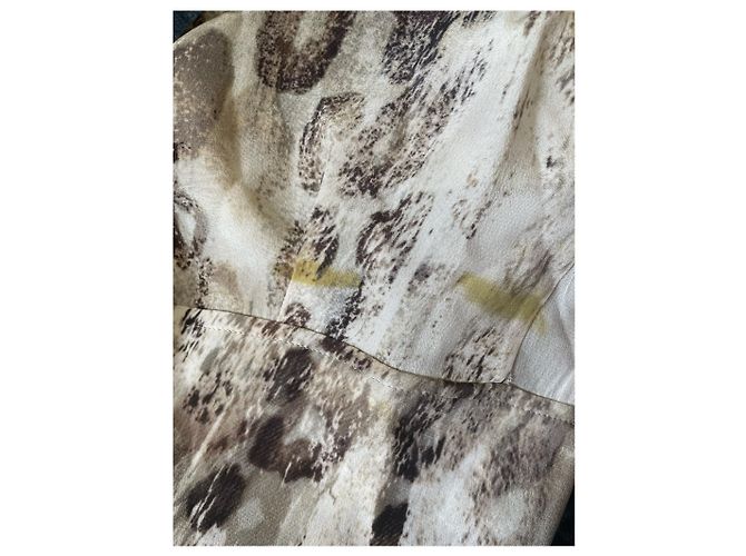 Pantalon Roberto Cavalli beige T.40 - vue 6