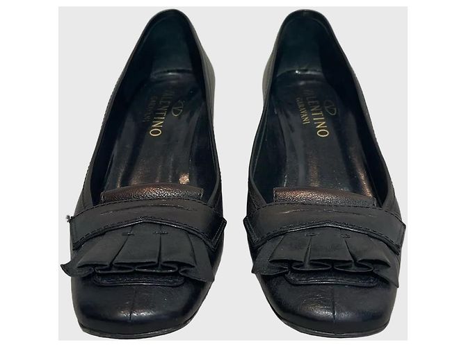 Valentino Garavani Décolleté Valentino neri T.38,5 Nero - vista 2