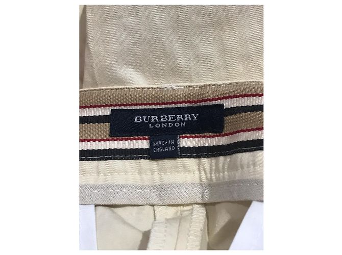 Pantalones Burberry beige T.38 - vista 5