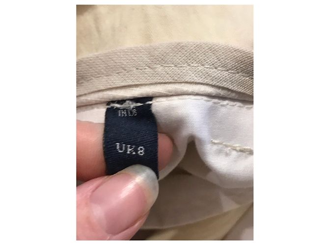 Pantalones Burberry beige T.38 - vista 6