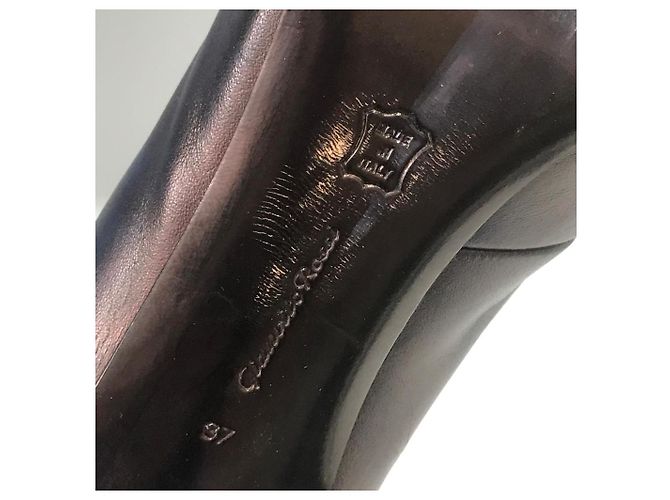 Décolleté Gianvito Rossi blu navy T.37 - vista 7