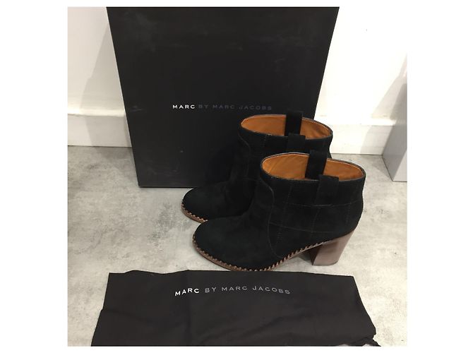 Boots Marc Jacobs noires T.38 - vue 7