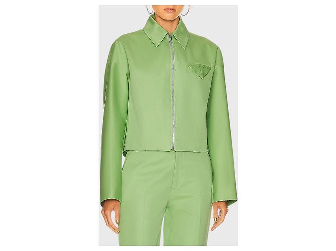 Bottega Veneta Jacke grün T.38 - Ansicht 2