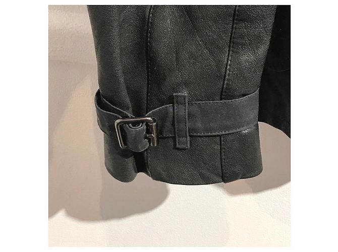 Trench Burberry in cotone nero - vista 4