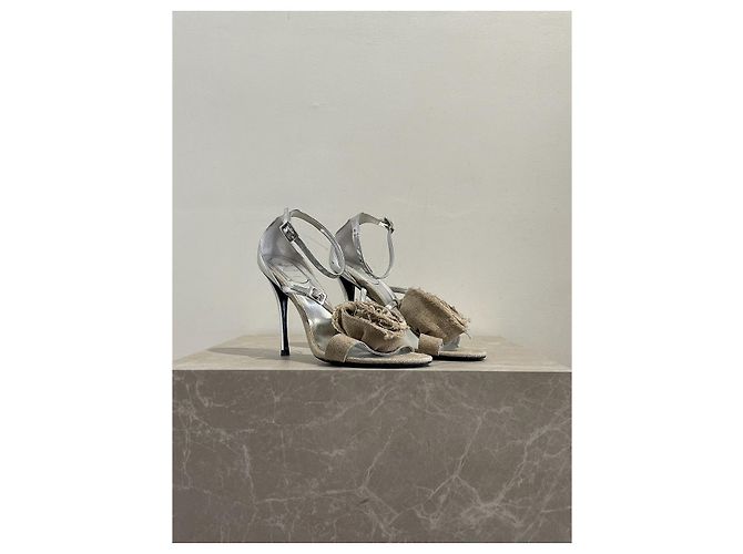 Sandalen Roger Vivier T.39 Beige - Ansicht 2