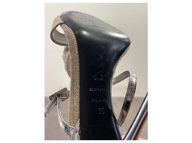 Sandalen Roger Vivier T.39 Beige - Ansicht 8