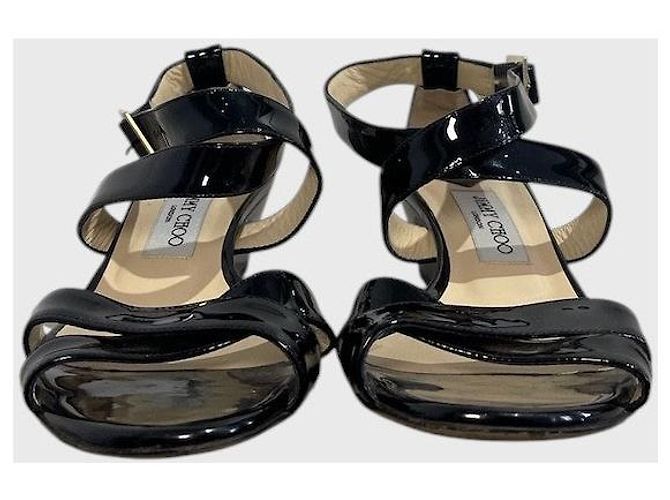 Sandali Jimmy Choo neri T.40 Nero - vista 2