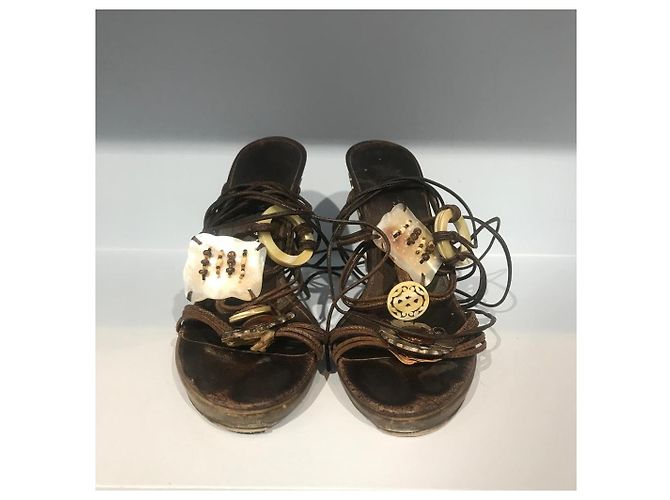 Sandali Emanuel Ungaro T.37 Marrone - vista 4