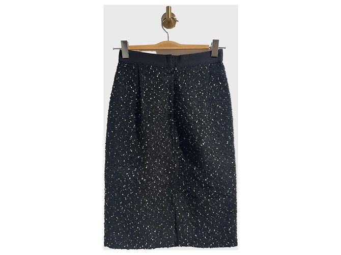 Falda Giambattista Valli negro T.36 - vista 2