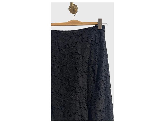 Valentino Garavani Falda Valentino negra T.38 Negro - vista 2