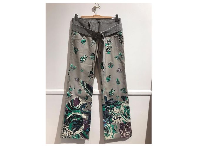 Jeans Roberto Cavalli T.40 Grigio - vista 2