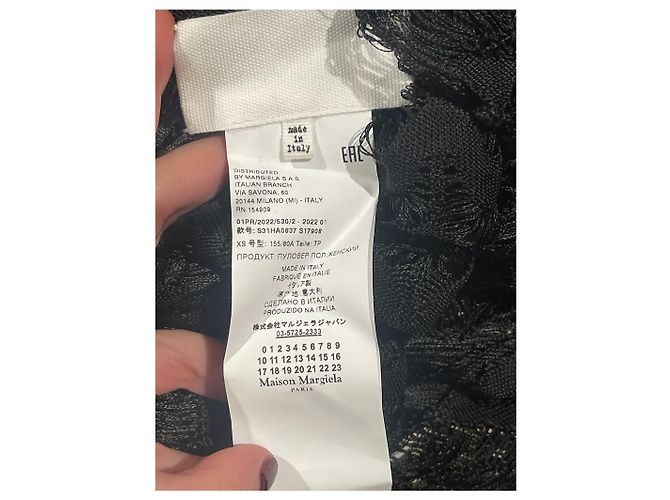 Maison Martin Margiela Top Maison Margiela negro T.XS - vista 9