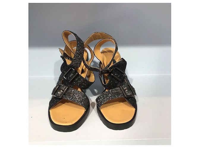 Maison Martin Margiela Sandali Maison Margiela T.38 Nero - vista 3