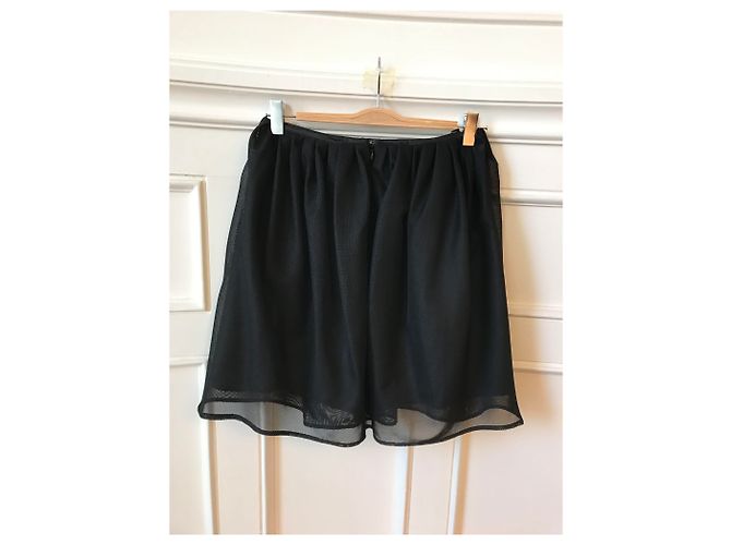 Carven bestickter Rock T.S Schwarz - Ansicht 2