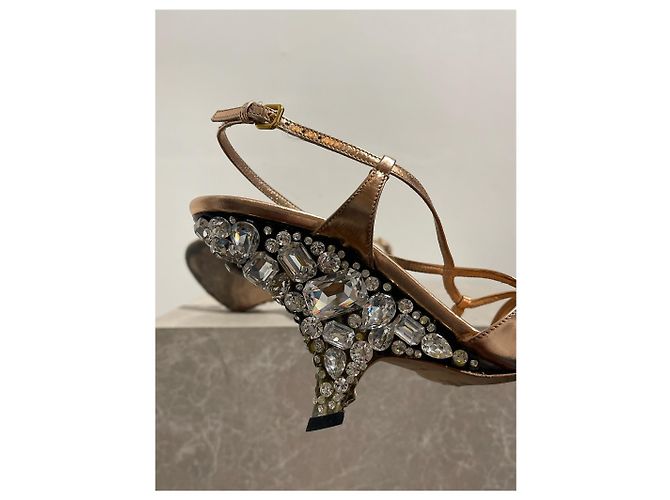 Sandali Miu Miu rosa T 37.5 - vista 6