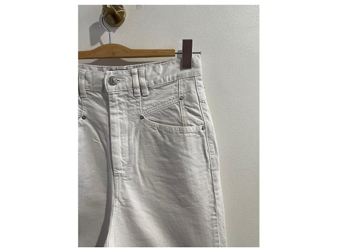 Vaqueros Isabel Marant blancos T.36 - vista 2