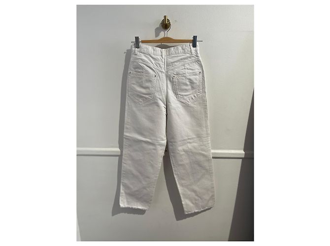 Vaqueros Isabel Marant blancos T.36 - vista 4