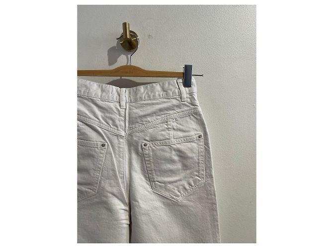 Vaqueros Isabel Marant blancos T.36 - vista 5