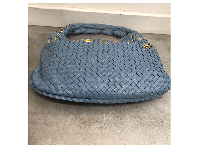 Borsa Bottega Veneta Blu Collector - vista 3
