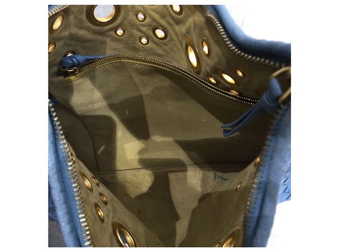 Borsa Bottega Veneta Blu Collector - vista 6