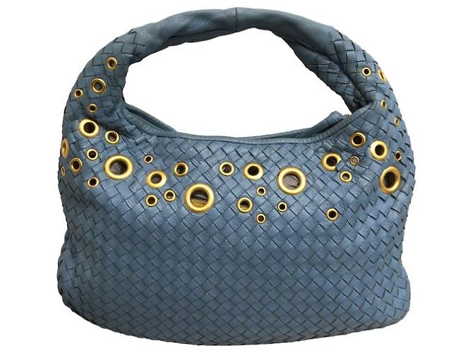 Borsa Bottega Veneta Blu Collector - vista 9