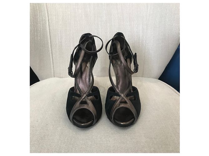 Sandali Bottega Veneta T.39 Nero - vista 2