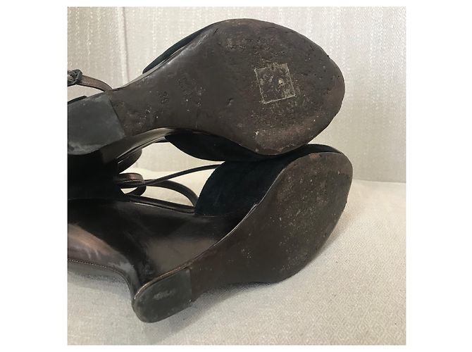 Sandali Bottega Veneta T.39 Nero - vista 6