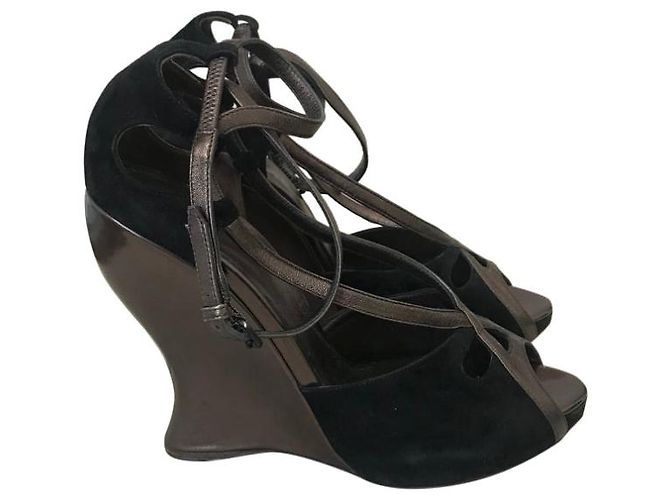 Sandali Bottega Veneta T.39 Nero - vista 8