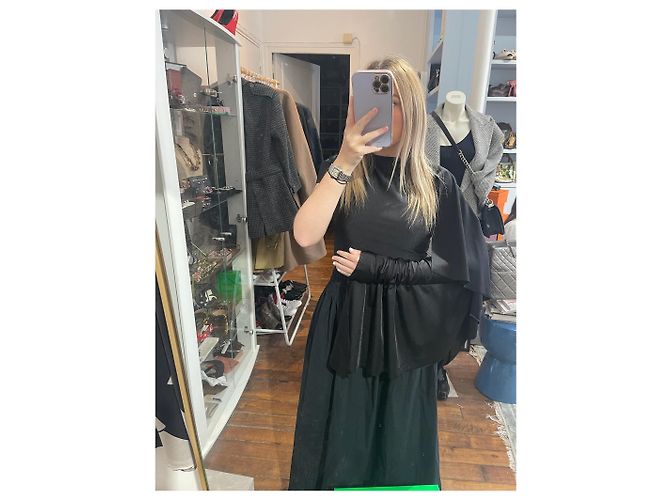 Top Sportmax nero T.S - vista 2