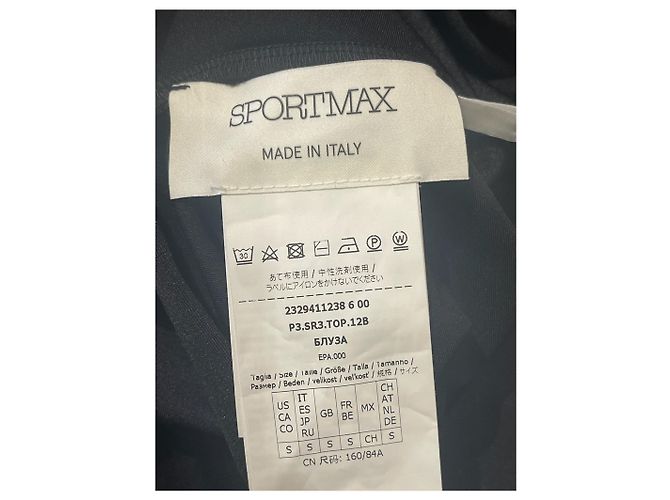Top Sportmax nero T.S - vista 9