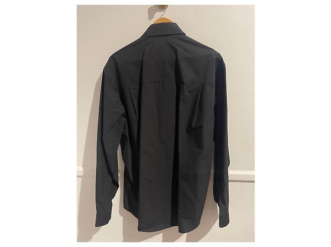 Camicia Balenciaga nera T.38 Nero - vista 3