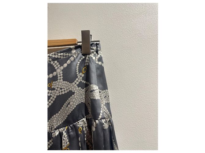 Valentino Garavani Falda Valentino gris T.40 - vista 5