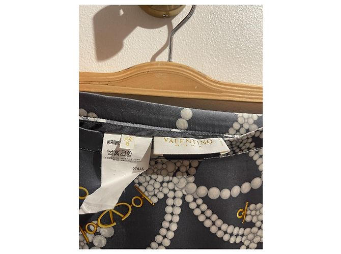 Valentino Garavani Falda Valentino gris T.40 - vista 6