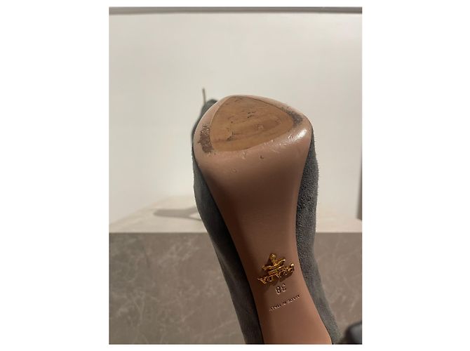 Décolleté Prada grigi T.38 Grigio - vista 6