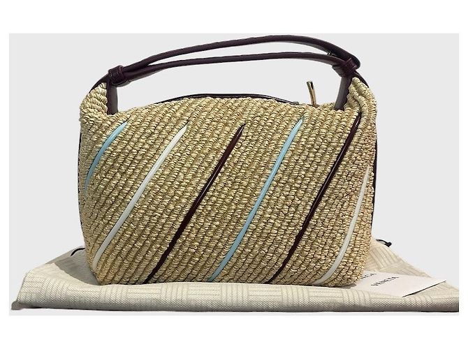 Borsa Bottega Veneta Wallace Beige - vista 13
