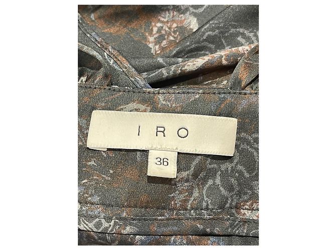 Gonna Iro con spalline T.36 Grigio - vista 3