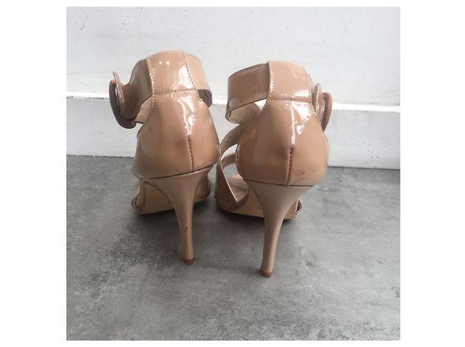 Sandali Manolo Blahnik T.36,5 Beige - vista 3