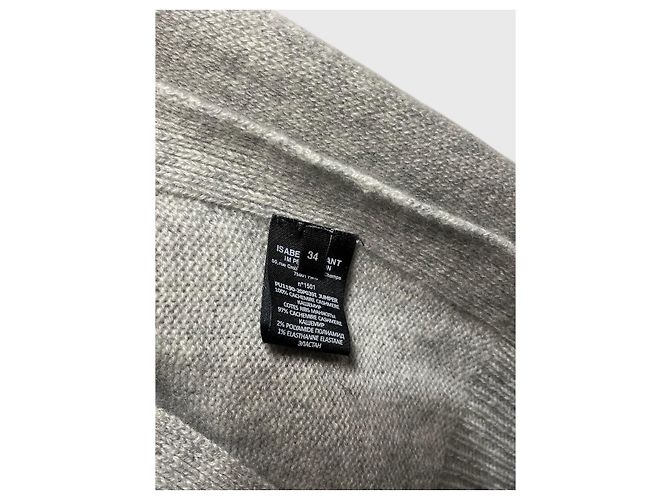 Pull Isabel Marant gris T.34 Grey - view 6