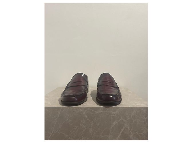 Mocassini Louis Vuitton rossi T.41 Rosso - vista 2
