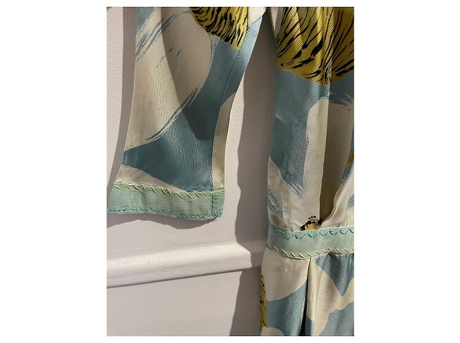 Vestido Moschino estampado T.38 Azul - vista 4