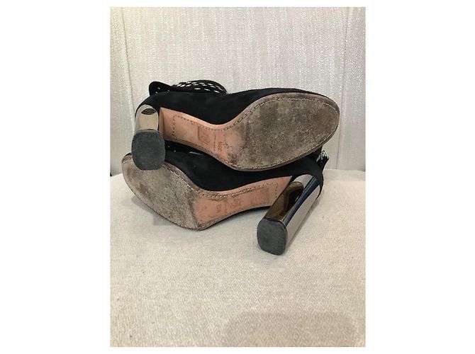 Alexander McQueen Stiefeletten schwarz T.36,5 - Ansicht 6