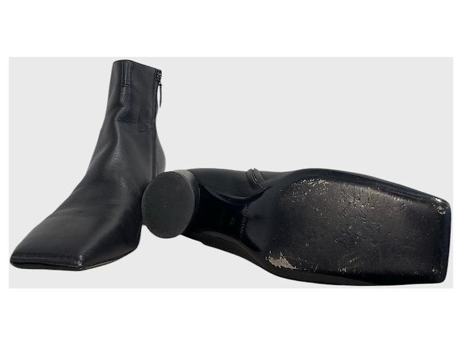 Stivaletti Balenciaga neri T.40 Nero - vista 7
