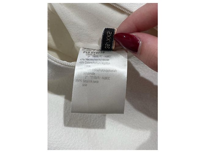 Top Giambattista Valli blanco T.34 - vista 6
