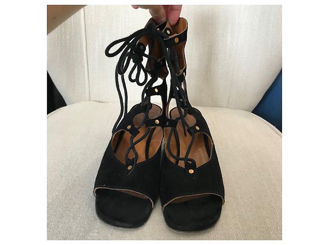 Sandali Chloé neri T.36,5 Nero - vista 3