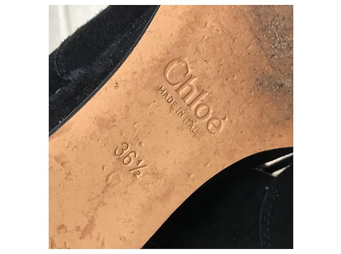 Sandali Chloé neri T.36,5 Nero - vista 8