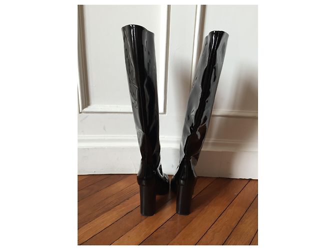 Botas Bottega Veneta Negras T.37,5 Negro - vista 4