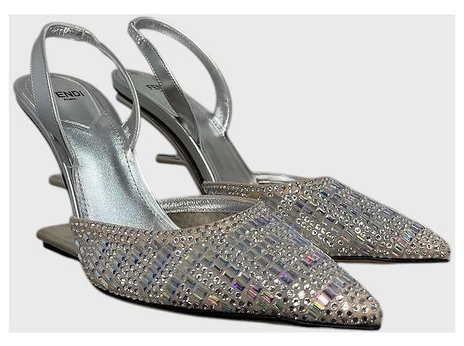 Fendi Pumps silber T.36 Metallisch - Ansicht 2